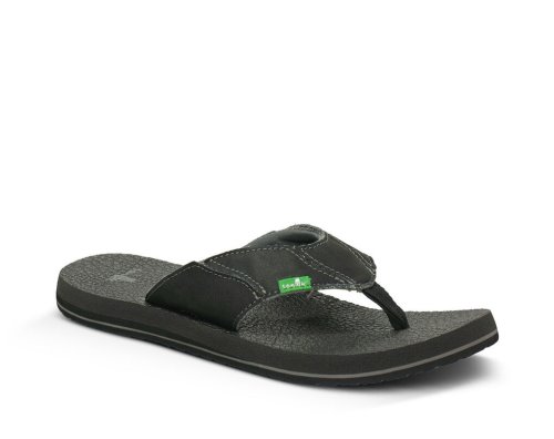 Sanuk Fault Line - Sanuk Flip Flops Mens Deep Grey - Philippines BVQPSJ602